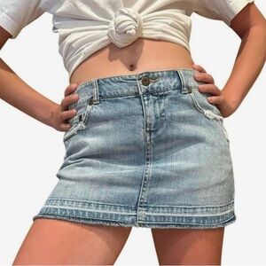 NWOT Denim Mini Skirt